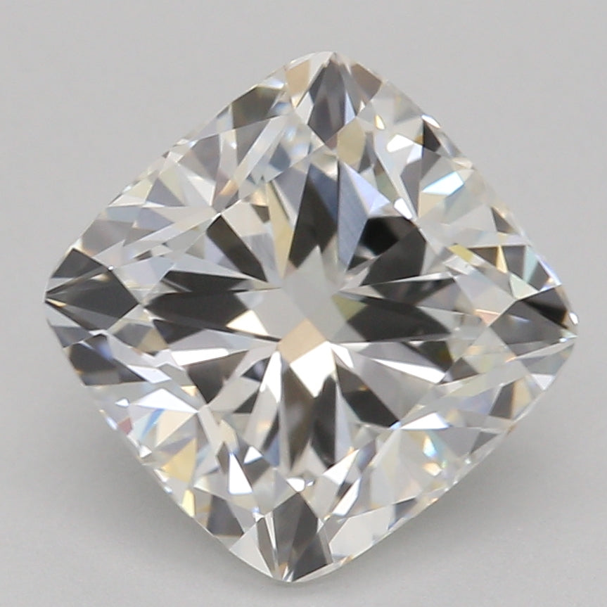 1.81 Carat Cushion Lab Diamond with  Cut Diamond in 14KT  view 1
