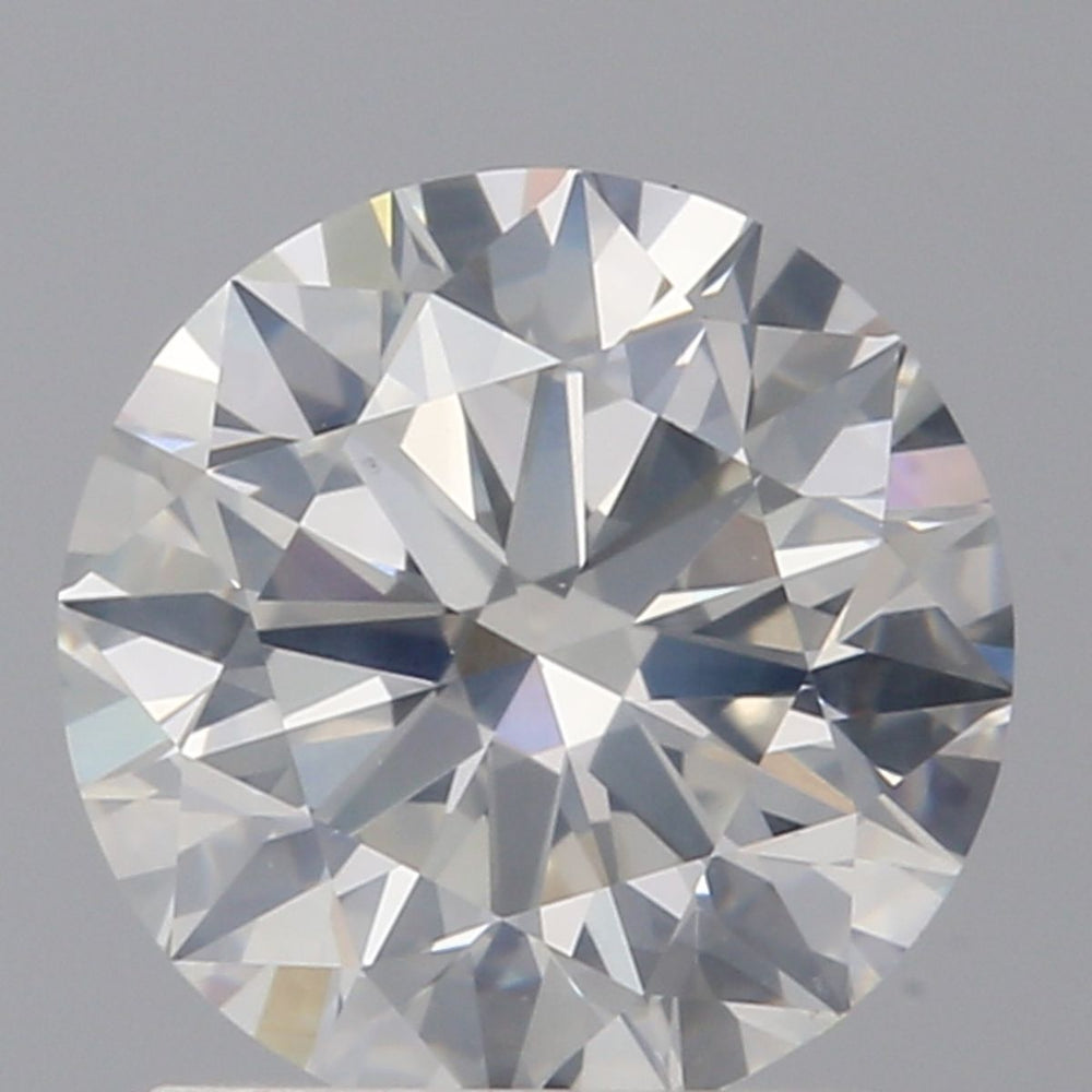 1.31 Carat Round Natural Diamond with  Cut Diamond in 14KT  view 1
