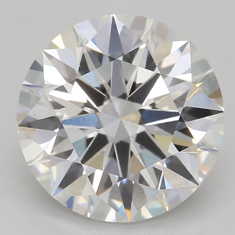 1.93 Carat Round Lab Diamond with  Cut Diamond in 14KT  view 1
