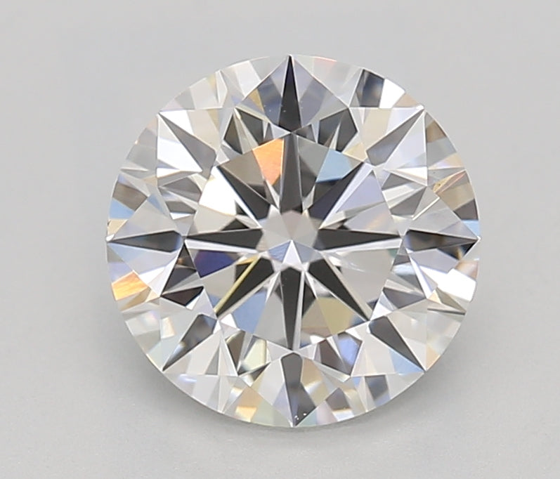 2.0 Carat Round Lab Diamond with  Cut Diamond in 14KT  view 1
