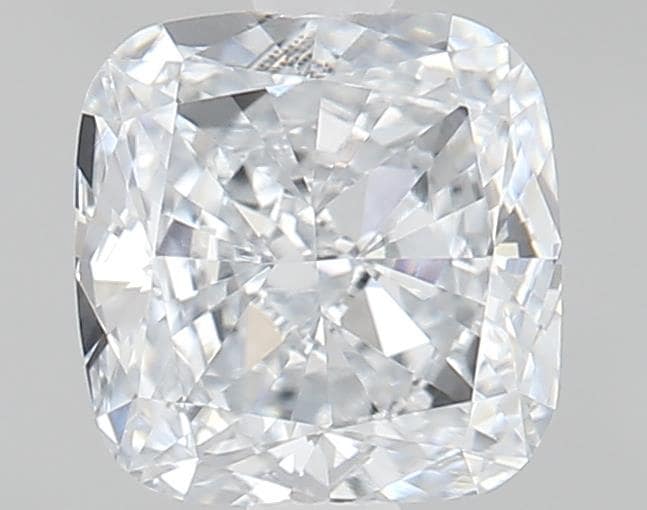 2.64 Carat Cushion Lab Diamond with  Cut Diamond in 14KT  view 1
