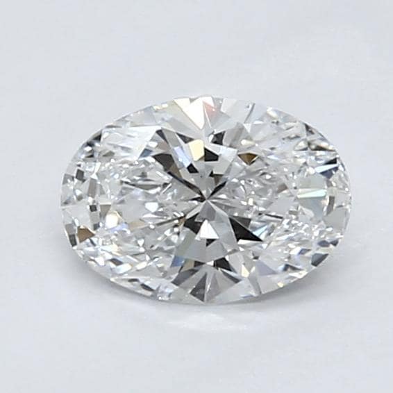 1.81 Carat Oval Lab Diamond with  Cut Diamond in 14KT  view 1
