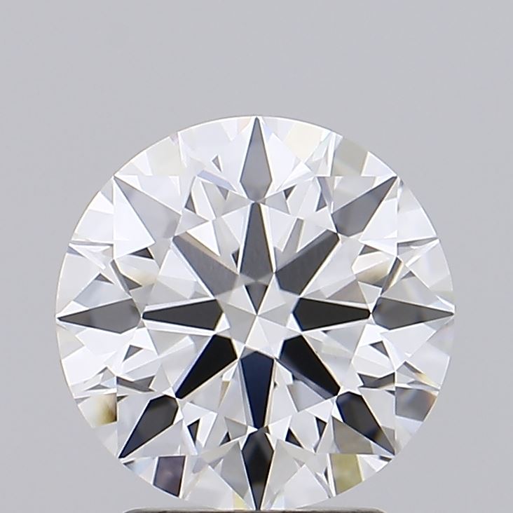 2.5 Carat Round Lab Diamond with  Cut Diamond in 14KT  view 1
