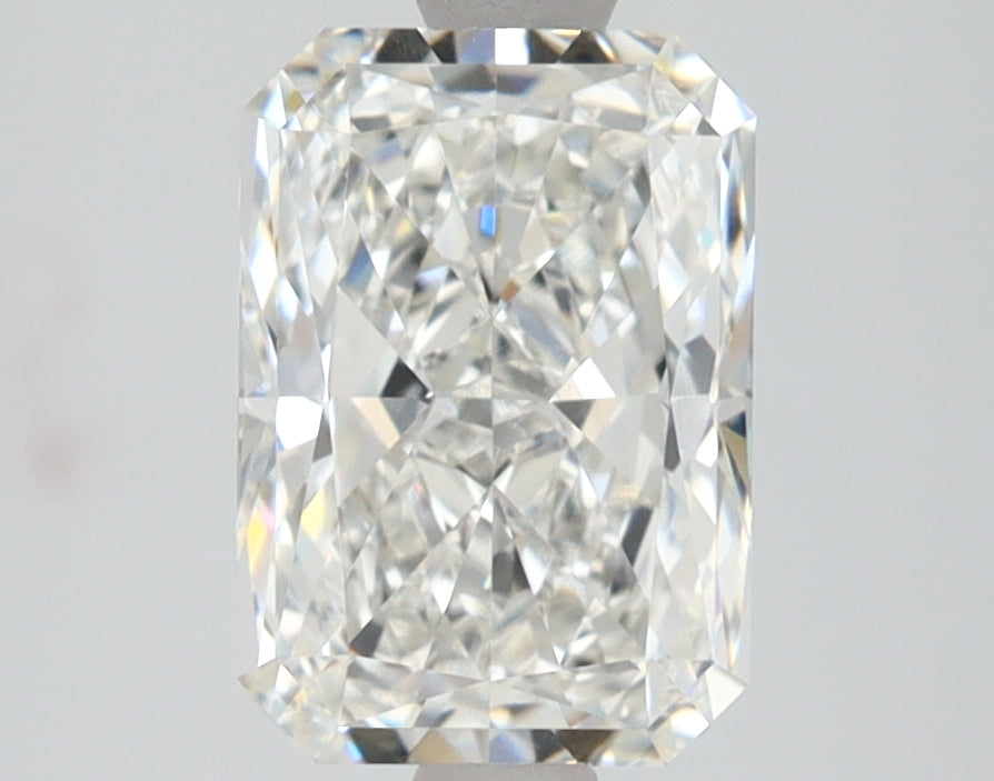 2.05 Carat Radiant Lab Diamond with  Cut Diamond in 14KT  view 1

