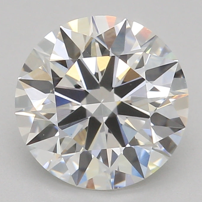1.04 Carat Round Lab Diamond with  Cut Diamond in 14KT  view 1
