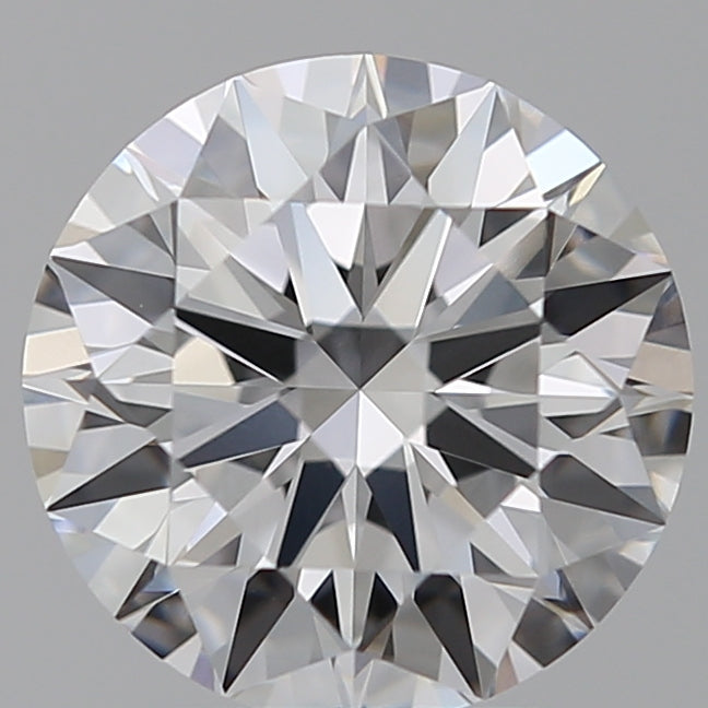 2.06 Carat Round Lab Diamond with  Cut Diamond in 14KT  view 1
