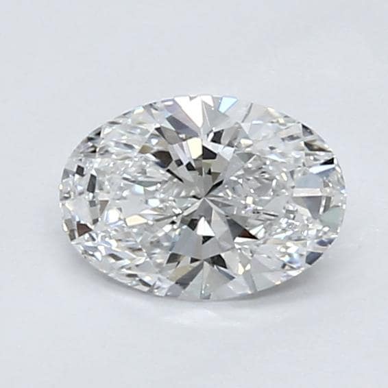 1.85 Carat Oval Lab Diamond with  Cut Diamond in 14KT  view 1

