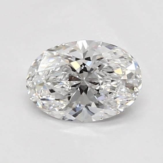 1.7 Carat Oval Lab Diamond with  Cut Diamond in 14KT  view 1
