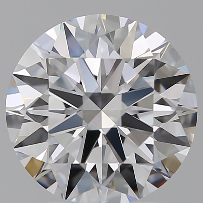 2.01 Carat Round Lab Diamond with  Cut Diamond in 14KT  view 1
