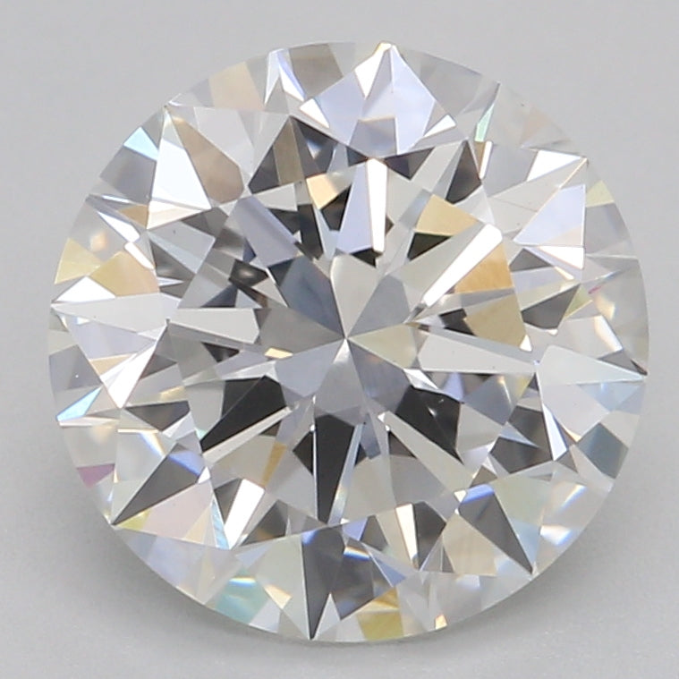 1.75 Carat Round Lab Diamond with  Cut Diamond in 14KT  view 1
