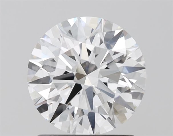 2.05 Carat Round Lab Diamond with  Cut Diamond in 14KT  view 1
