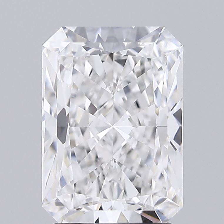 2.41 Carat Radiant Lab Diamond with  Cut Diamond in 14KT  view 1
