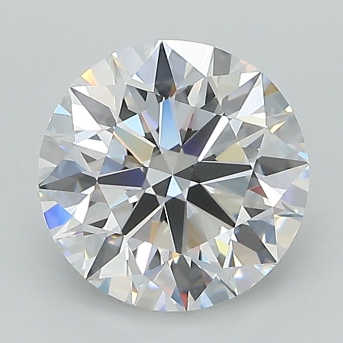1.83 Carat Round Lab Diamond with  Cut Diamond in 14KT  view 1
