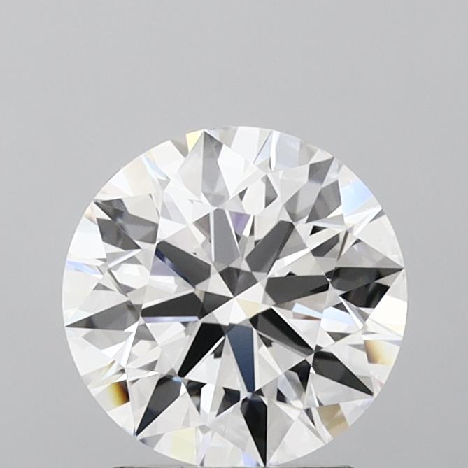 2.0 Carat Round Lab Diamond with  Cut Diamond in 14KT  view 1

