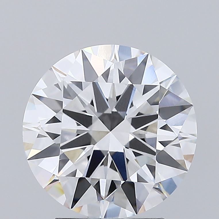 2.78 Carat Round Lab Diamond with  Cut Diamond in 14KT  view 1
