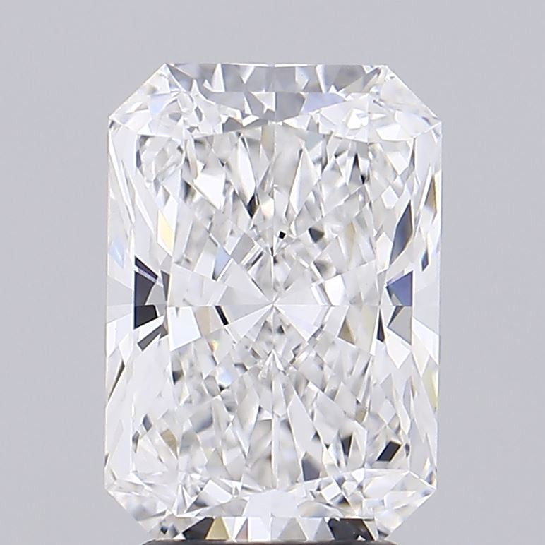 2.84 Carat Radiant Lab Diamond with  Cut Diamond in 14KT  view 1
