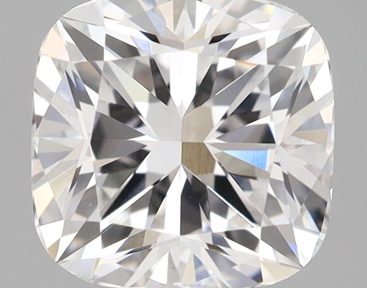 1.32 Carat Cushion Lab Diamond with  Cut Diamond in 14KT  view 1
