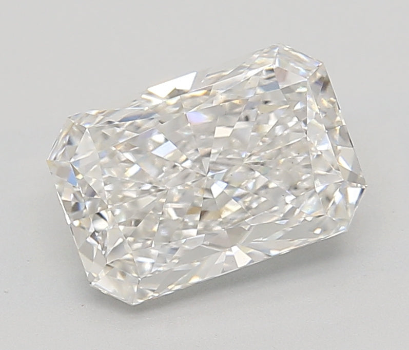 2.74 Carat Radiant Lab Diamond with  Cut Diamond in 14KT  view 1
