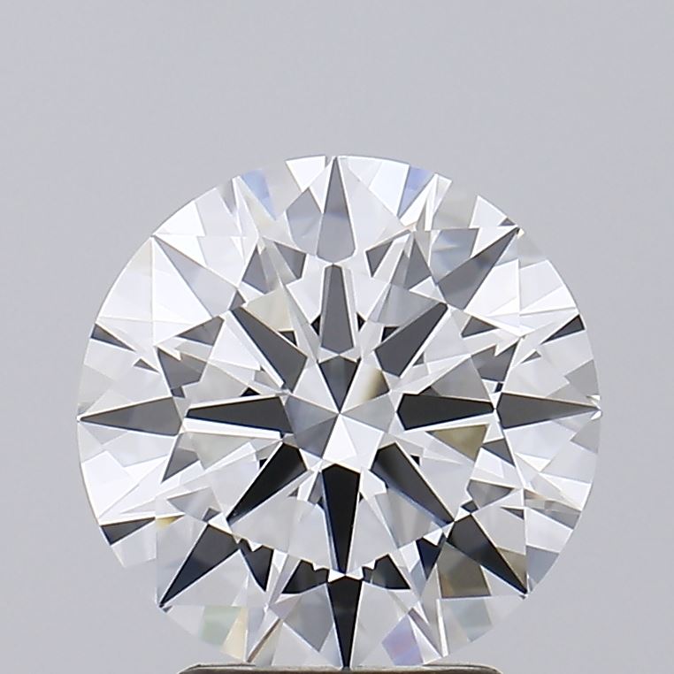 3.0 Carat Round Lab Diamond with  Cut Diamond in 14KT  view 1
