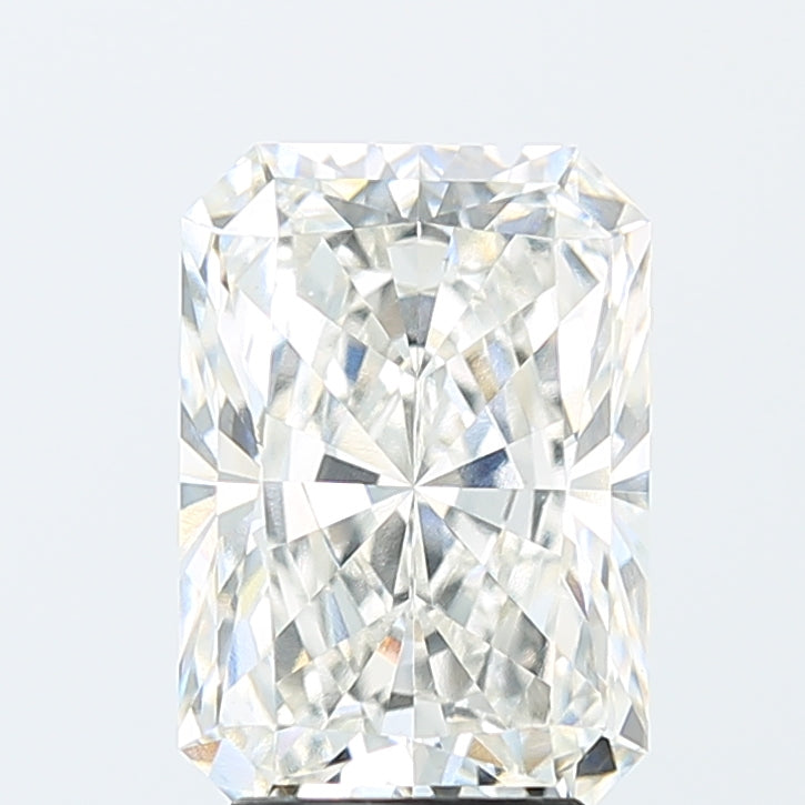 3.73 Carat Radiant Lab Diamond with  Cut Diamond in 14KT  view 1

