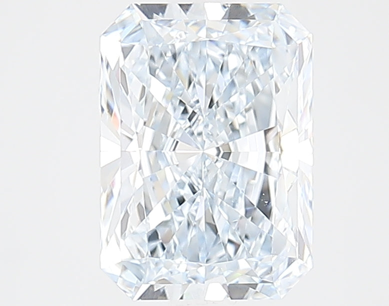 2.01 Carat Radiant Lab Diamond with  Cut Diamond in 14KT  view 1
