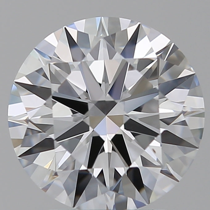 2.25 Carat Round Lab Diamond with  Cut Diamond in 14KT  view 1
