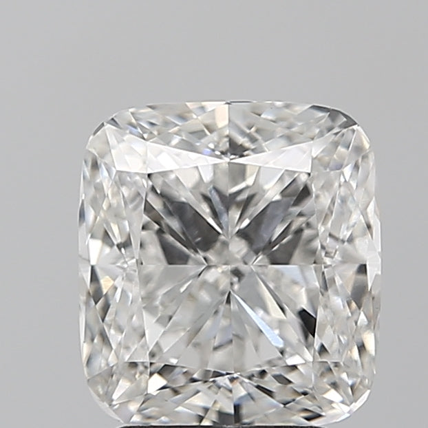 3.0 Carat Cushion Lab Diamond with  Cut Diamond in 14KT  view 1

