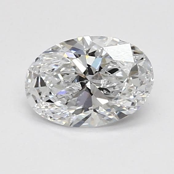 2.0 Carat Oval Lab Diamond with  Cut Diamond in 14KT  view 1
