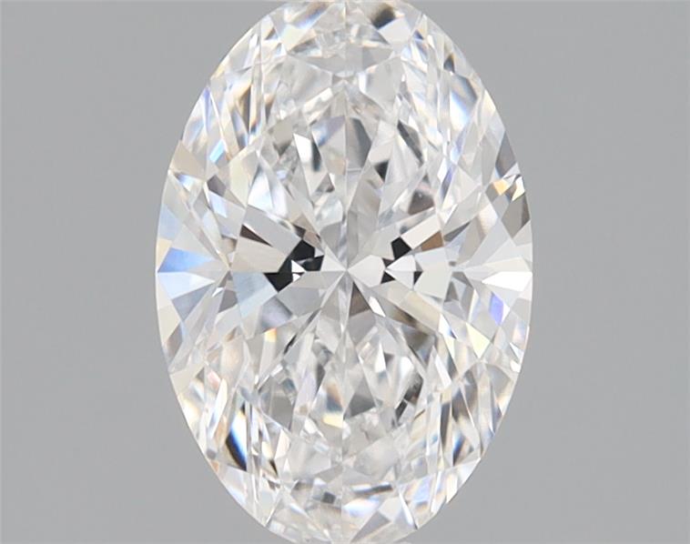 0.96 Carat Oval Lab Diamond with  Cut Diamond in 14KT  view 1
