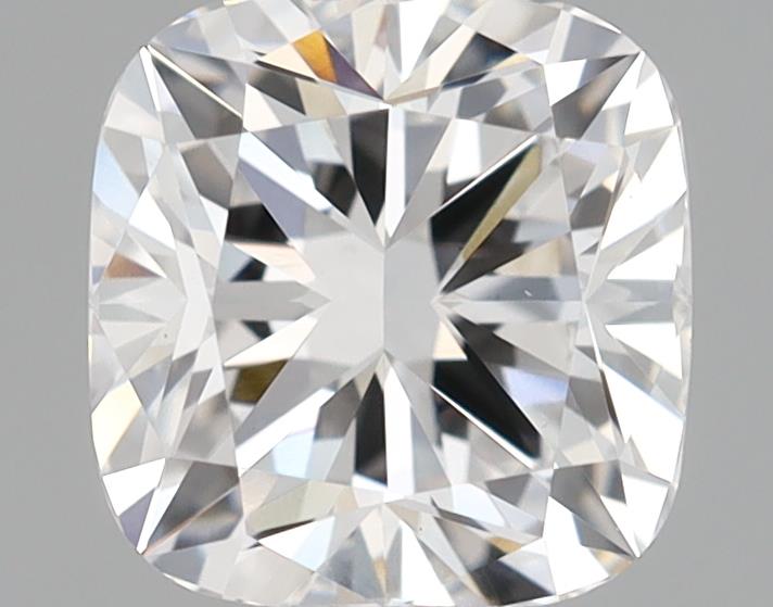 1.25 Carat Cushion Lab Diamond with  Cut Diamond in 14KT  view 1
