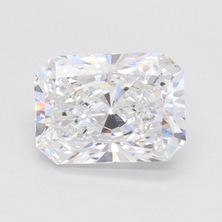 1.08 Carat Radiant Lab Diamond with  Cut Diamond in 14KT  view 1
