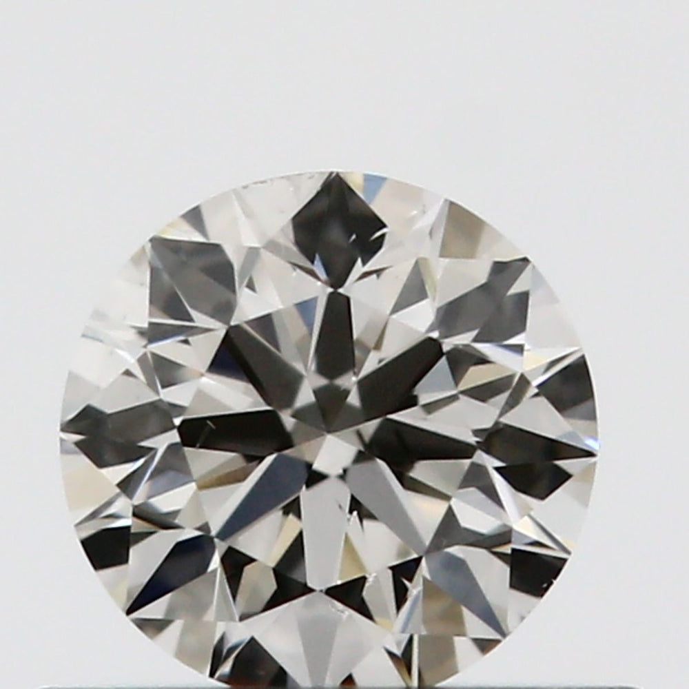 0.4 Carat Round Natural Diamond with  Cut Diamond in 14KT  view 1
