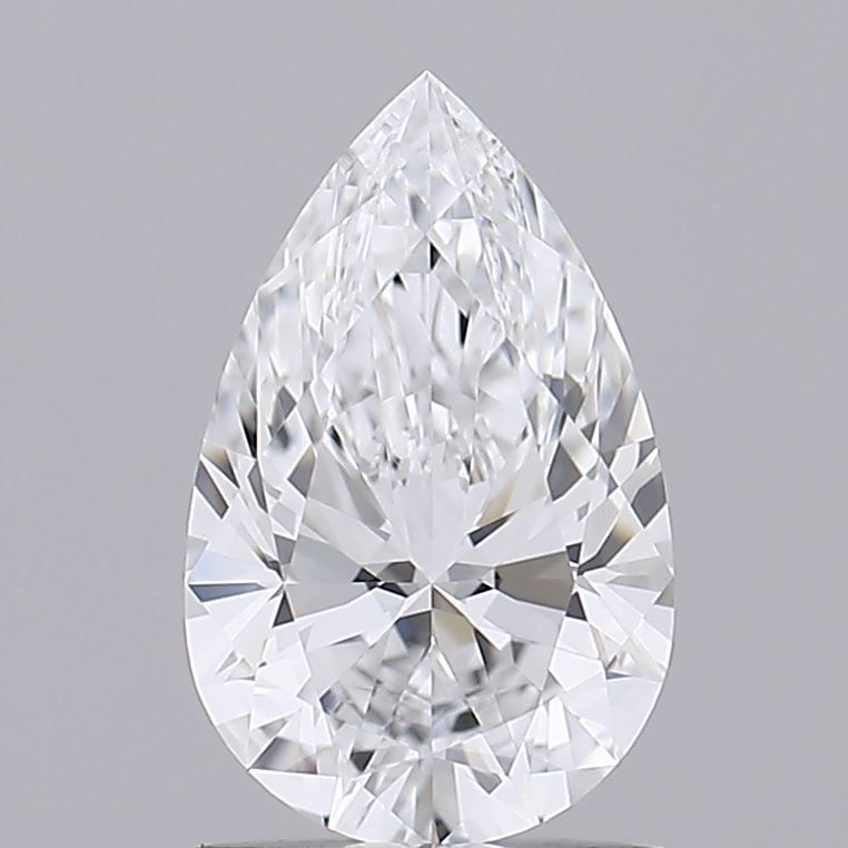 1.2 Carat Pear Lab Diamond with  Cut Diamond in 14KT  view 1
