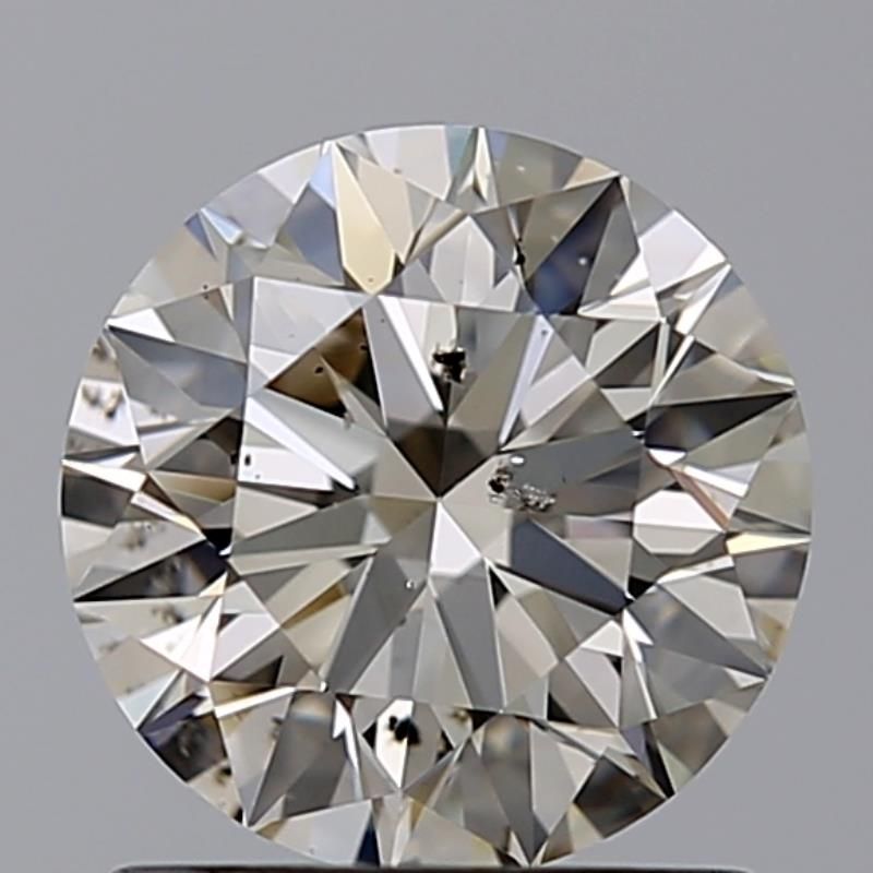 1.05 Carat Round Natural Diamond with  Cut Diamond in 14KT  view 1
