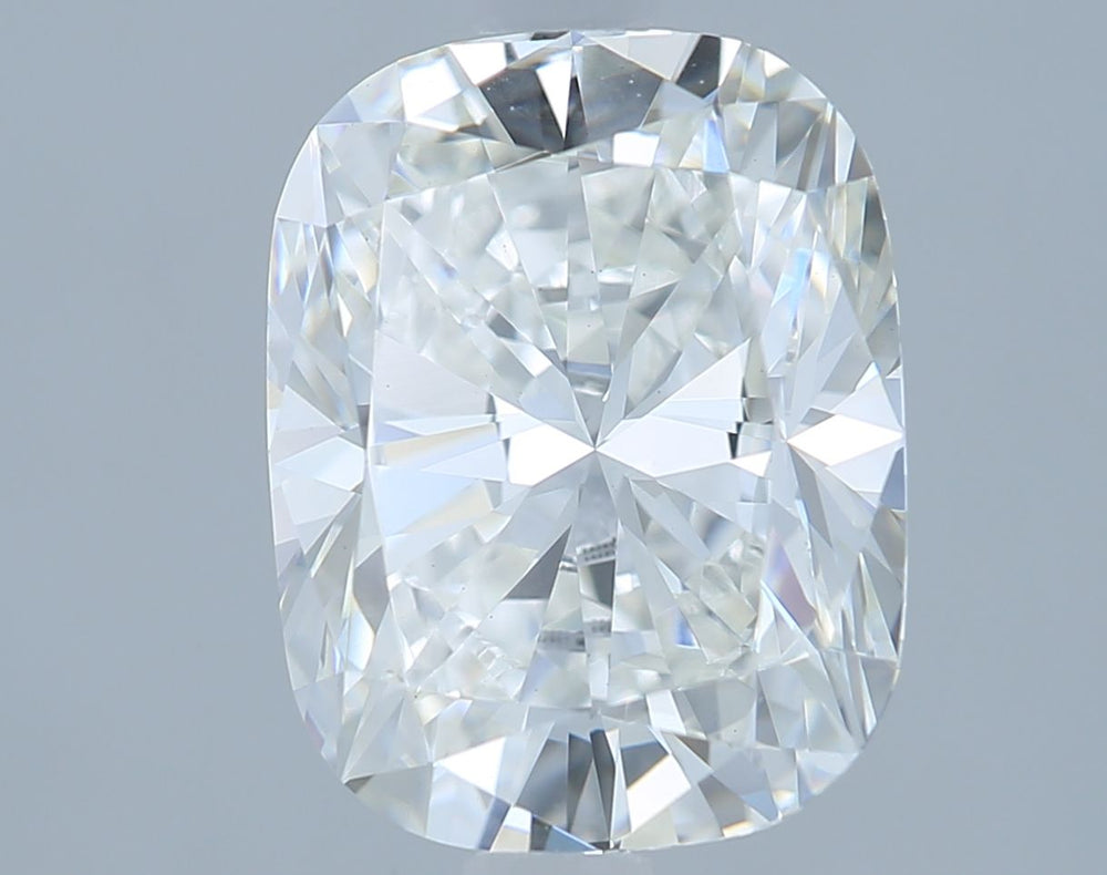 2.22 Carat Cushion Lab Diamond with  Cut Diamond in 14KT  view 1
