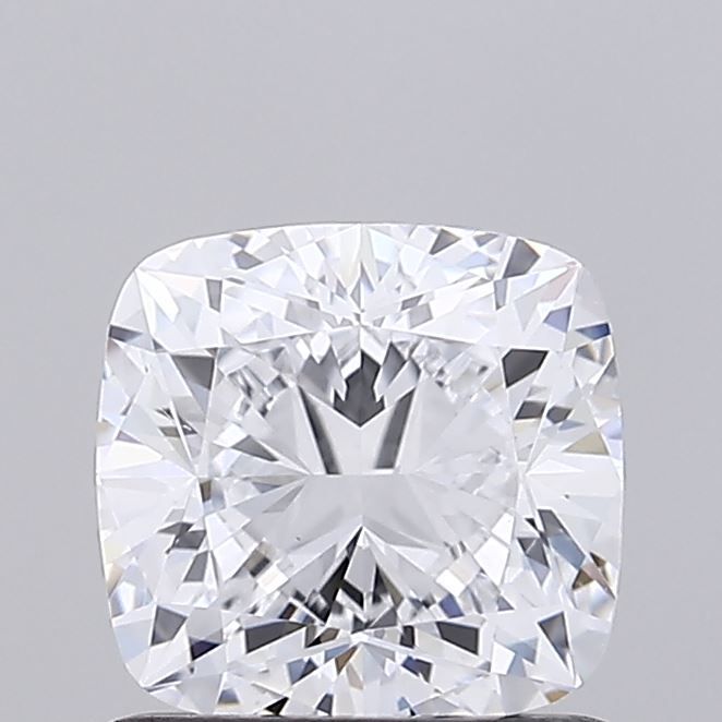 1.01 Carat Cushion Lab Diamond with  Cut Diamond in 14KT  view 1
