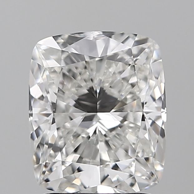 2.0 Carat Cushion Lab Diamond with  Cut Diamond in 14KT  view 1
