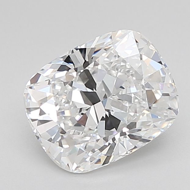 2.0 Carat Cushion Lab Diamond with  Cut Diamond in 14KT  view 1
