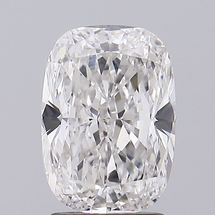 2.01 Carat Cushion Lab Diamond with  Cut Diamond in 14KT  view 1
