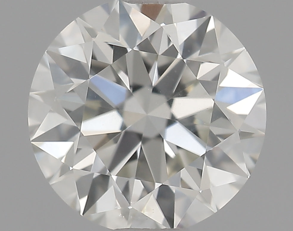 0.75 Carat Round Natural Diamond with  Cut Diamond in 14KT  view 1
