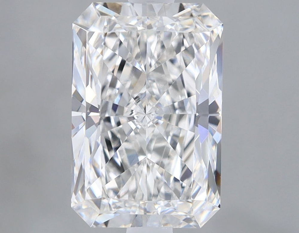 2.33 Carat Radiant Lab Diamond with  Cut Diamond in 14KT  view 1

