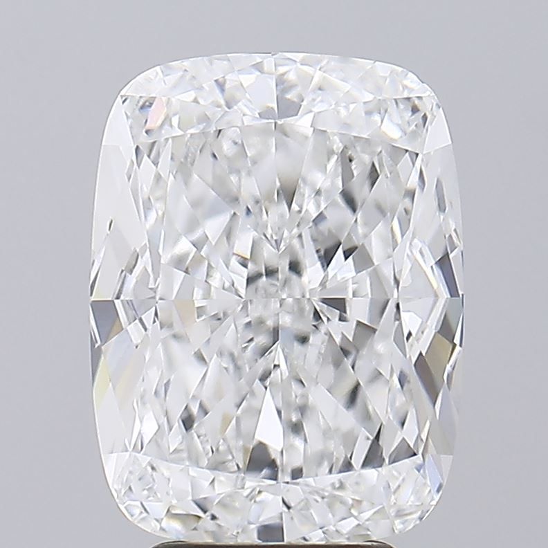 5.11 Carat Cushion Lab Diamond with  Cut Diamond in 14KT  view 1
