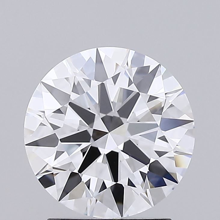 1.87 Carat Round Lab Diamond with  Cut Diamond in 14KT  view 1

