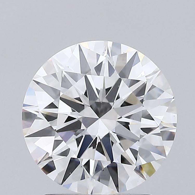 1.82 Carat Oval Lab Diamond with  Cut Diamond in 14KT  view 1
