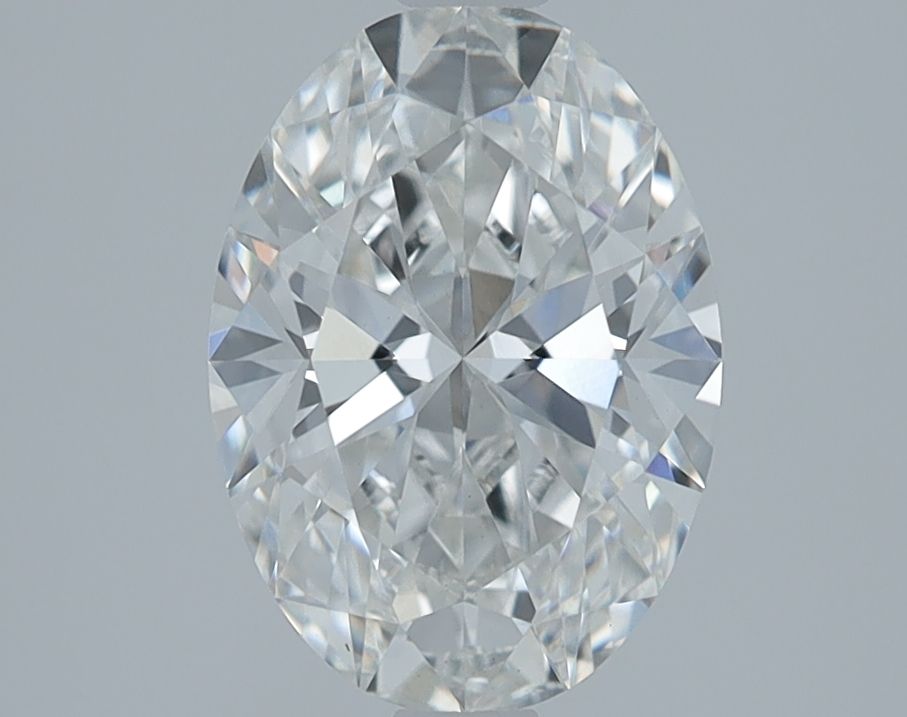 1.73 Carat Oval Lab Diamond with  Cut Diamond in 14KT  view 1
