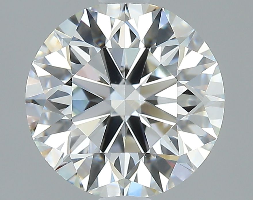 1.9 Carat Round Natural Diamond with  Cut Diamond in 14KT  view 1
