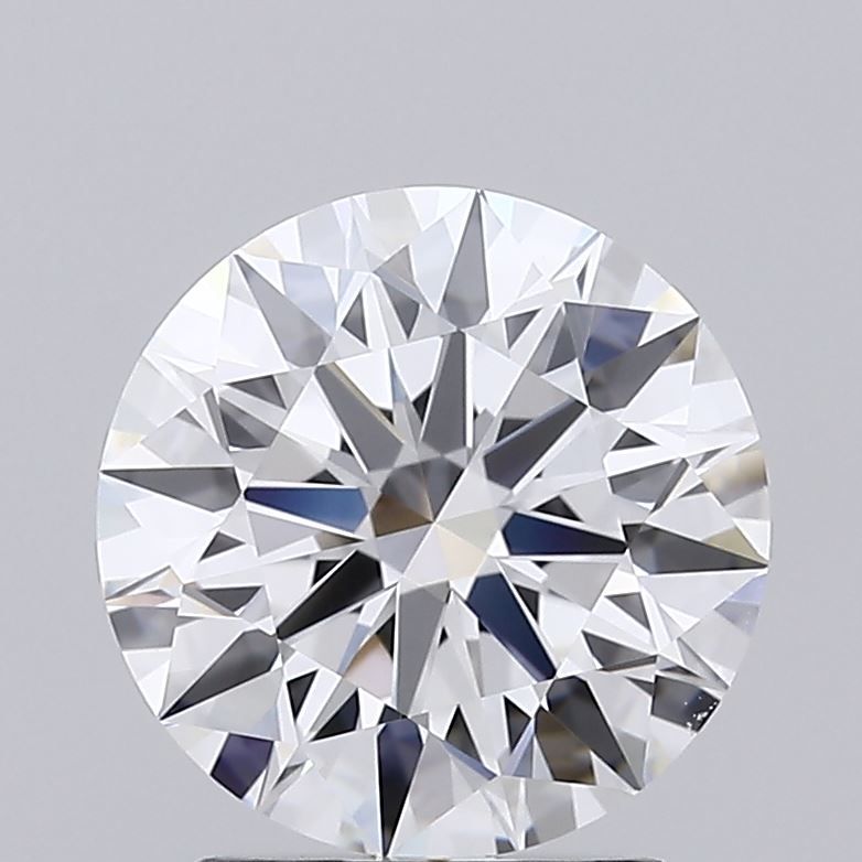 2.06 Carat Round Lab Diamond with  Cut Diamond in 14KT  view 1
