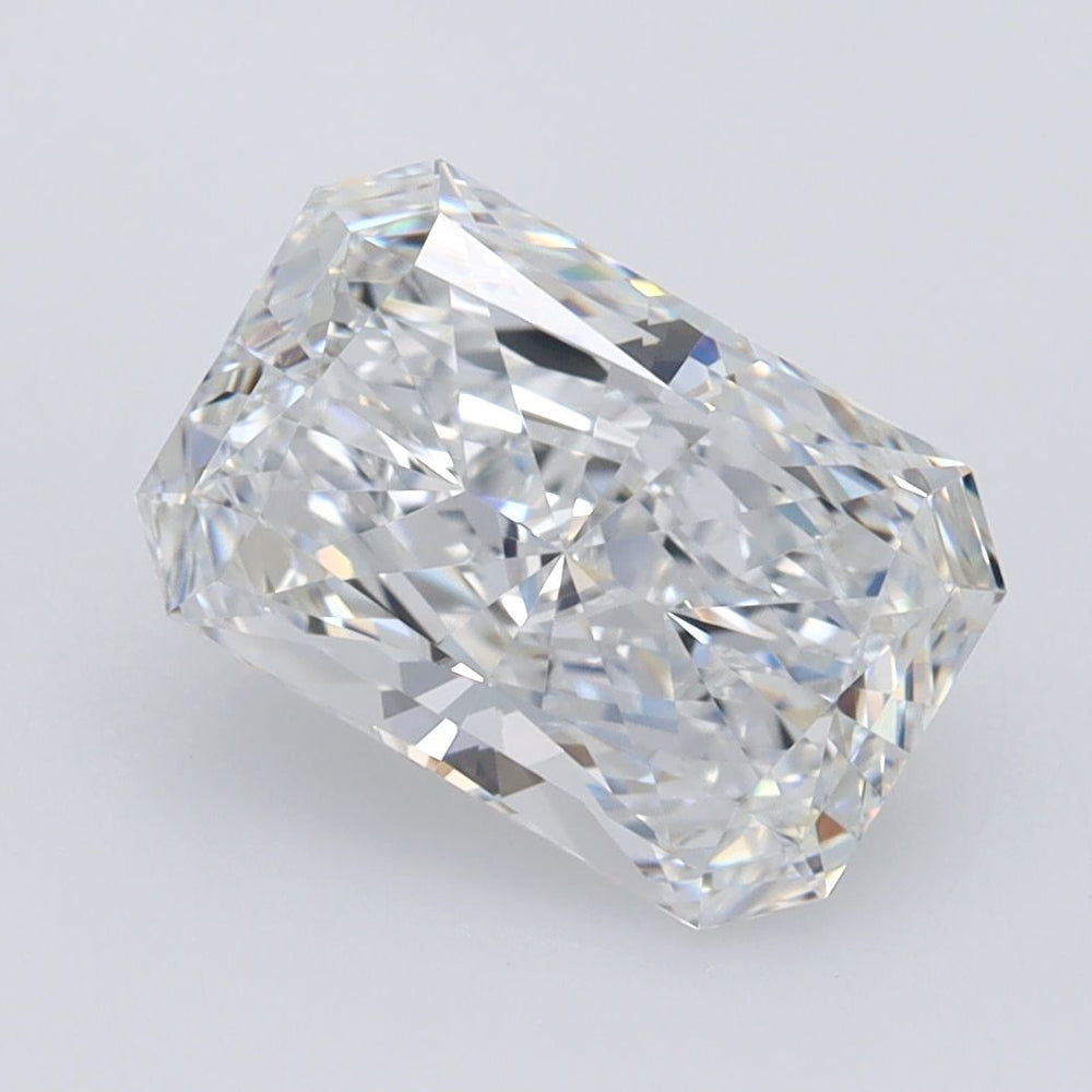 2.26 Carat Radiant Lab Diamond with  Cut Diamond in 14KT  view 1
