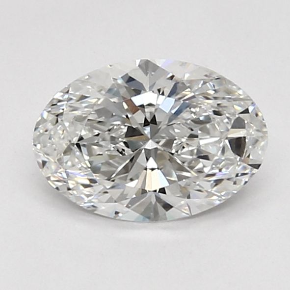 1.09 Carat Oval Lab Diamond with  Cut Diamond in 14KT  view 1
