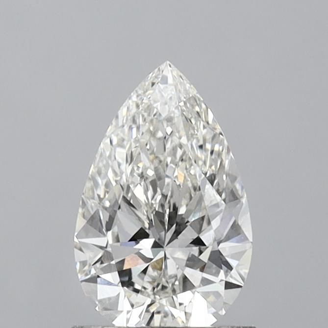 1.0 Carat Pear Lab Diamond & 1.0 Carat Pear Lab Diamond with  Cut Diamond in 14KT  view 1
